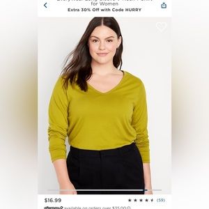 OLD NAVY v neck long sleeve
